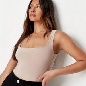 Missguided Cream Bodysuit
